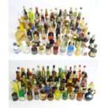 A quantity of miniatures / miniature bottles of wine / spirits / liqueurs / aperitifs, including