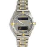 Watch : A Breitling Aerospace Gentleman's wristwatch. Ref F56062, the titanium bracelet wristwatch