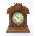 An American mantel clock by the Ansonia Clock Co. New York USA. Approx. 14" high Please Note - we do