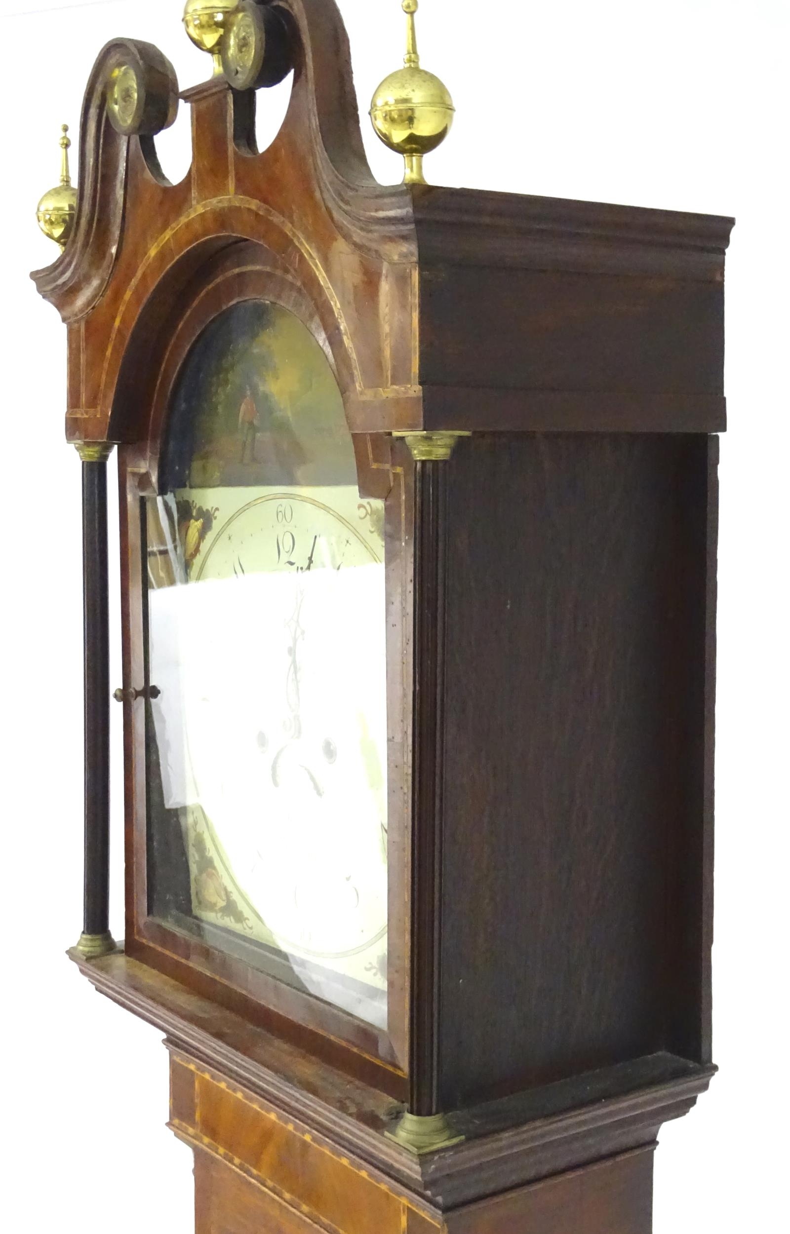 Banbury - Oxfordshire: A 19thC mahogany long case clock, the painted dial signed Drury Banbury, - Image 14 of 20