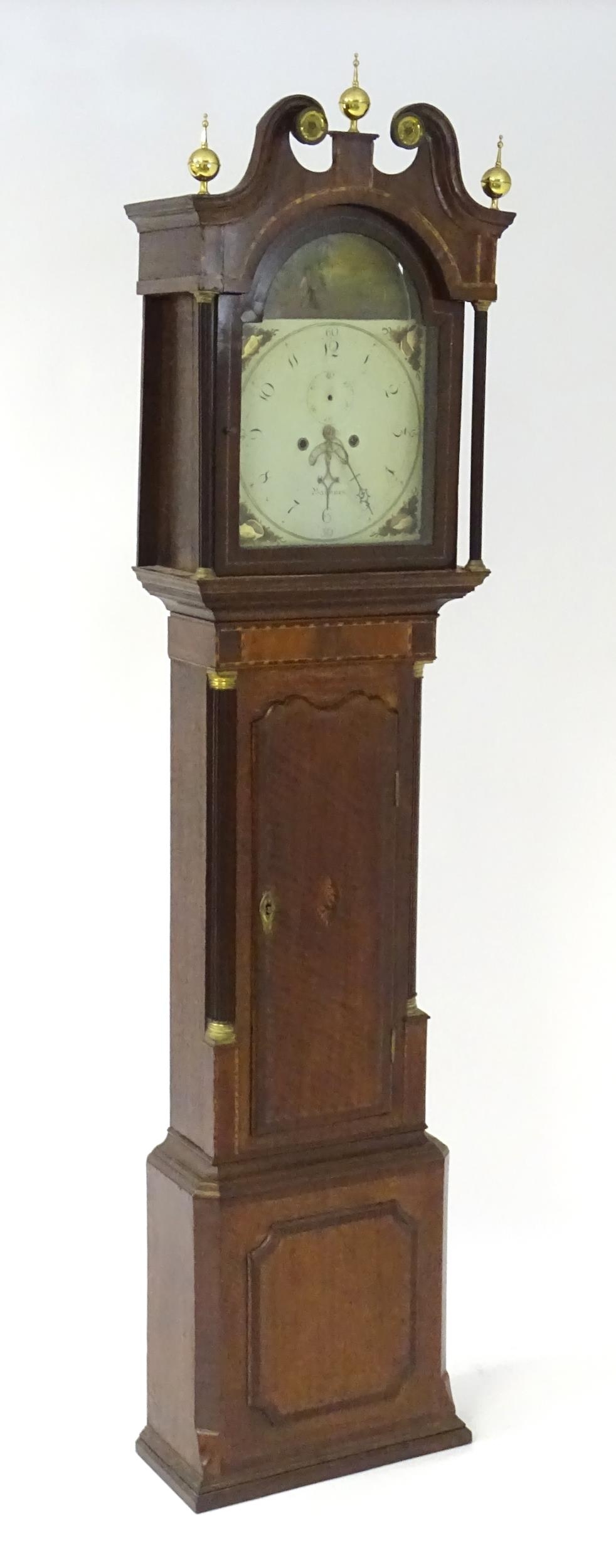 Banbury - Oxfordshire: A 19thC mahogany long case clock, the painted dial signed Drury Banbury, - Image 2 of 20