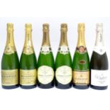 Champagne / Sparkling Wine : Five 750ml bottles of champagne comprising two bottles of Monopole