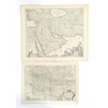 Maps: Two copper engraved maps comprising a 16thC map of Persia titled Persici Sive Sophorum Regni