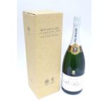Champagne : A 1500ml magnum bottle of Pol Rogers champagne, with card retailers box for Berry Bros &