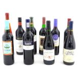 Red Wine : Ten assorted 750ml bottles of wine to include Chateau de Camarsac Bordeaux 2013,