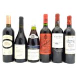 Red Wine : Six assorted 750ml bottles of red wine comprising Chateau Rousseau de Sipian Medoc