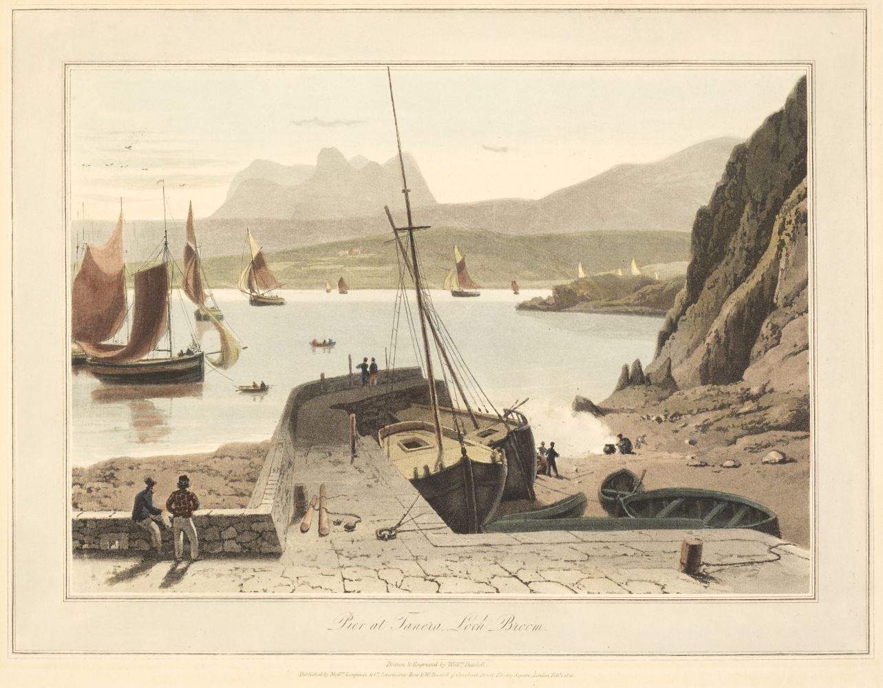 British Topography. A collection of approximately 240 prints, mostly 19th century