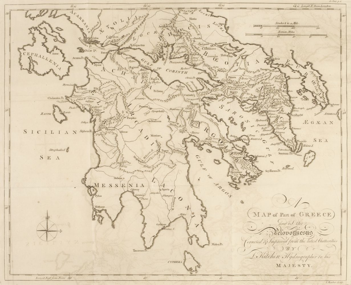 Chandler (Richard). Travels in Greece, 1776