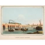 Venice. Moro ( Marco Ripamonti), Ponte Della Laguna, Venice, 1859
