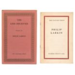 Larkin (Philip). The Less Deceived, 1st edition, Hessle: The Marvell Press, 1955,