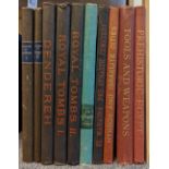 Egypt Exploration Fund. Memoirs..., 7 volumes, 1886-1911, & 3 others similar