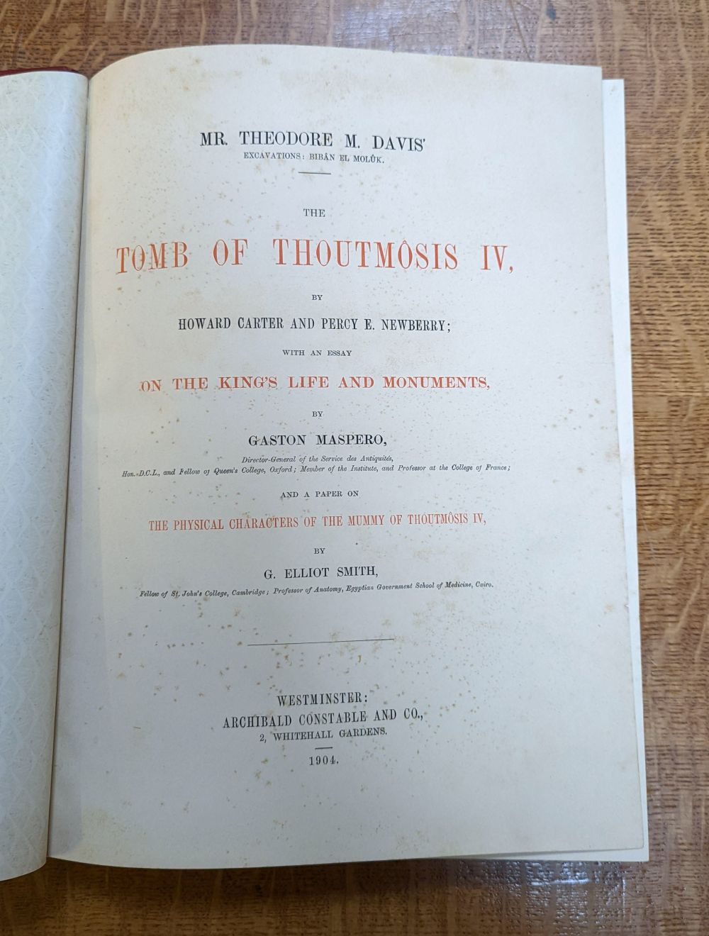Davis (Theodore M.) Theodore M. Davis' Excavations, 4 volumes, 1904-10 - Image 10 of 11