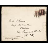 * Collins (Wilkie, 1824-1889). Autograph envelope signed, [1878]