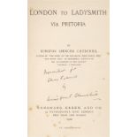 Churchill (Winston Spencer). London to Ladysmith via Pretoria, 1st edition, 1900