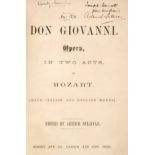 Don Giovanni, circa 1870, signed by Arthur Sullivan