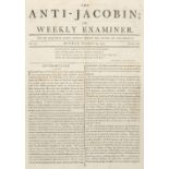 Anti-Jacobin; or Weekly Examiner, 31 issues 1797-98