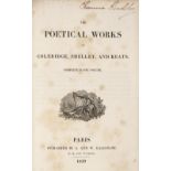 Coleridge (Samuel Taylor & Shelley, Percy Bysshe & Keats, John). The Poetical Works of Coleridge