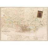 Liverpool. A Map of the Town and Port of Liverpool..., 1835