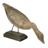 * Bird decoy. Pink-footed goose, made for Sir Peter Scott