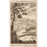 Bickham (George). Four aerial map prospects, Surrey, Sussex, Wiltshire & Somerset, 1751