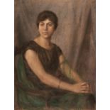 * Liebermann (Max, 1847-1935). Portrait of Hertha Morgenstern, 1921