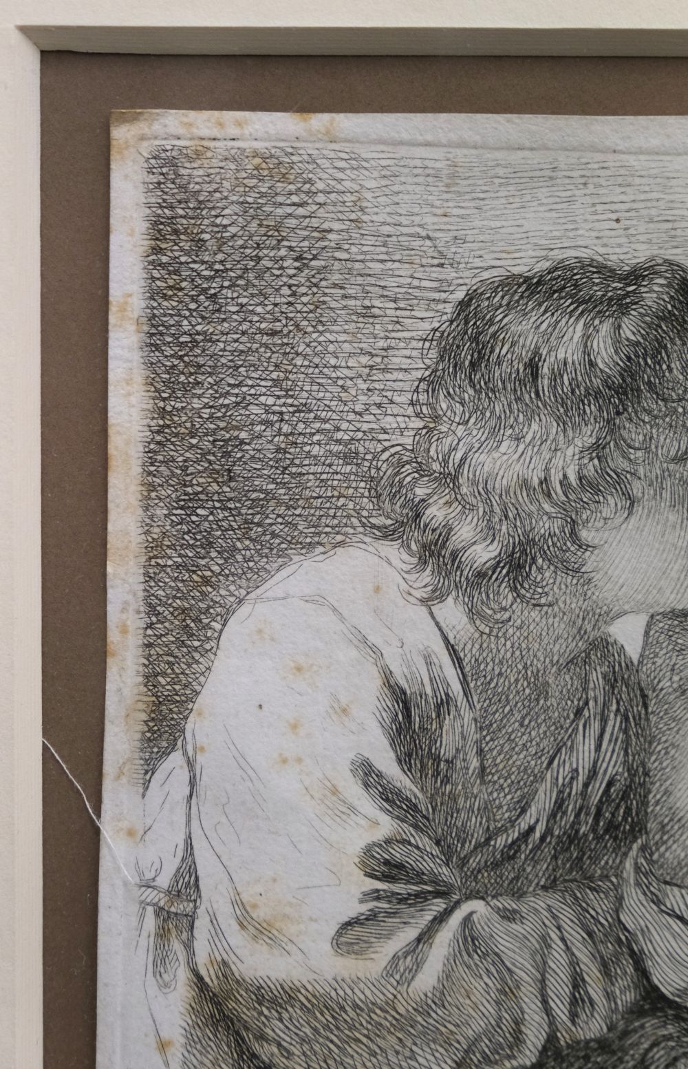 * Kauffman, Angelika (1741-1807). A Young Man Musing, etching, 1762 - Image 6 of 7