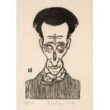 * Hale (Kathleen, 1898-2000). My First Love, circa 1921, linocut portrait of Frank Potter, & others