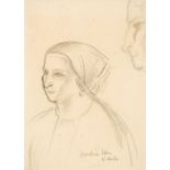 * Hale (Kathleen, 1898-2000). Portrait of Dorelia John, circa 1919, & one other