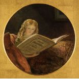 * Wyburd (Francis John, 1826-1893). Portrait of a Little Girl Reading