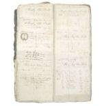 Ephemera. Invoice book belonging to Bryan & Thomas J. Reynolds, Farringdon [Berkshire], 1822/3