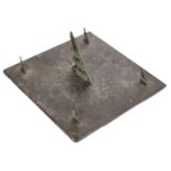 * Sundial. A polyhedral slate sundial circa 1850