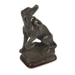 * Desk Seal. A Victorian novelty greyhound desk seal