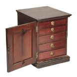 * Collectors Chest. A handsome Victorian tabletop collectors chest