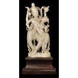 * Indian Carving. A fine 19th century Indian ivory carving of the goddess Kali
