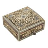 * Games Box. A 19th-century Anglo-Indian games box