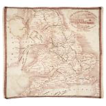 * Handkerchief. The Railways in Great Britain, 1840s