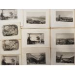 * Swiss Plates. A collection of approximately 400 19th-century monochrome Swiss scenery engravings