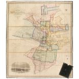 Lincoln. Padley (J. S.), Map of the City of Lincoln, 1848, new edition corrected to 1868