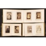 * Bagster Family photograph albums. A group of 5 albums of cartes de visite, c. 1860s/1870s