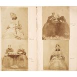 * Bagster Family photograph albums. An album containing approx. 150 albumen prints & some salt