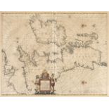 British Isles (Jansson (Jan), Pascaart vant Canaal tusschen Engelant ..., circa 1650