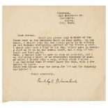 * Dolmetsch (Rudolph, 1906-1942). A series of 10 Typewritten Letters Signed, ‘Rudolph Dolmetsch’