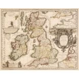 British Isles. Desgranges, La Carte des Royaumes d'Angleterre