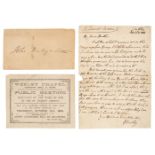 * Wesley (John, 1703-1791). Autograph Letter Signed, ‘JWesley’, Dublin, 11 April 1789
