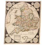 England & Wales. Parker (Samuel), A New and Correct Map of England & Wales, circa 1727