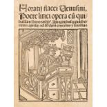 Horatius Flaccus (Quintus). Opera cu[m] quibusdam Annotat[i]o[n]ib[us]..., 1498