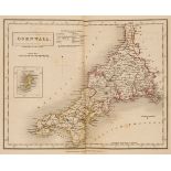 Hall (Sidney). A Travelling County Atlas with all the Coach and Rail Roads..., 1842