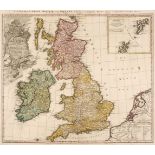 British Isles. Homann (J. B. Heirs of), Magna Britannia..., 1729
