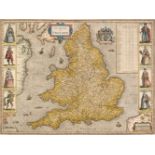 England & Wales. Speed (John), The Kingdome of England, George Humble, circa 1632