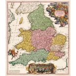 England & Wales. Homann (J. B.), Magnae Britanniae..., Regnum Angliae..., circa 1725